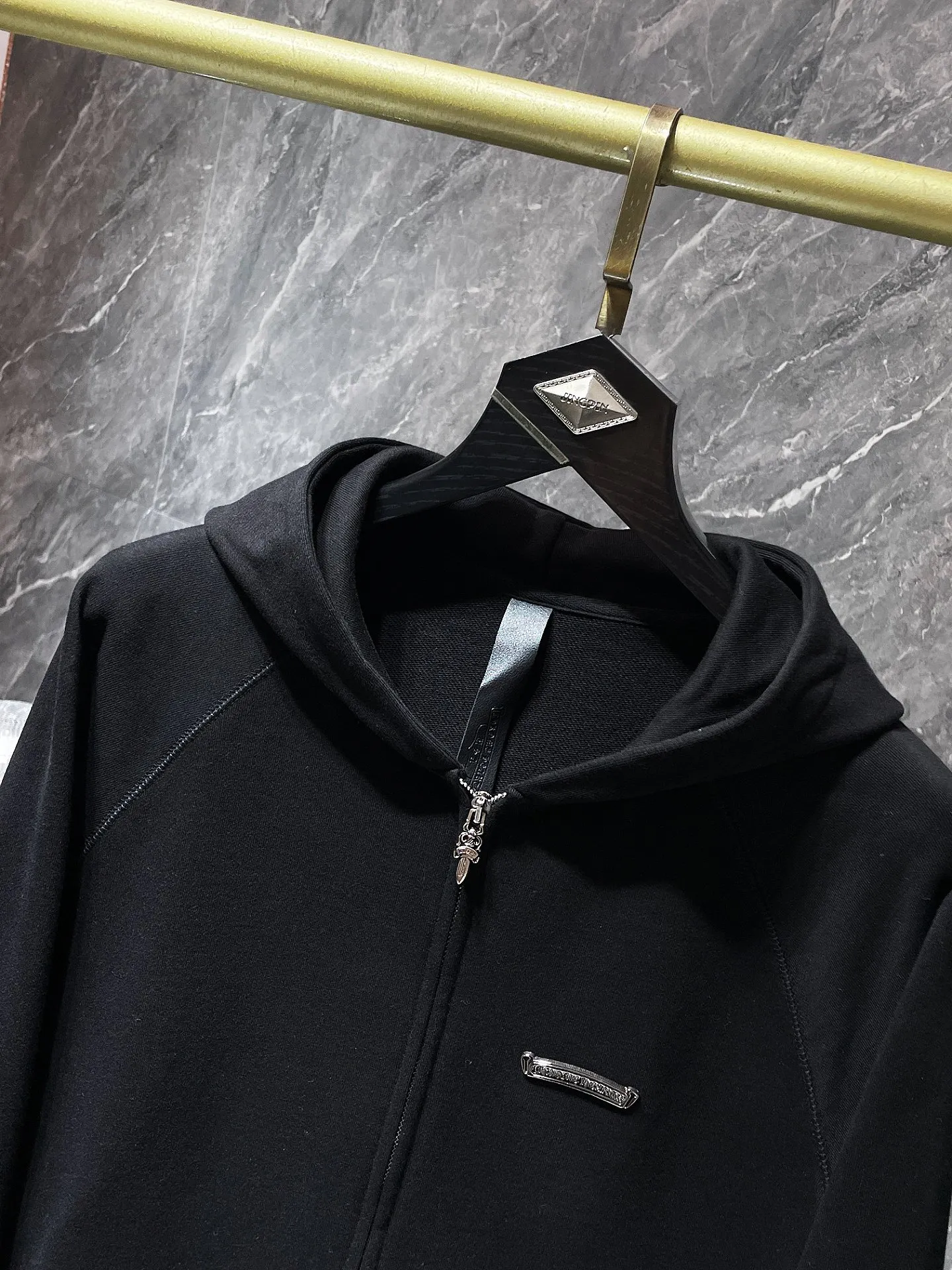 P270 Chrome Hearts Autumn and Winter 2025 counter sync ❤️ Chrome Hearts red U Sailin On zipper sweatshirt Improved customized version 1:1 high-weight high-quality fabric Recommended color: red black Size: S, M, L, XL